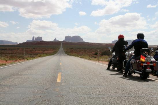 Fahrt vom Norden in Richtung Monument Valley