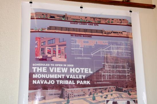 Das neue Hotel am Monument Valley (deshalb musste der Campingplatz weichen)