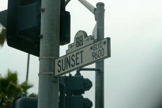 Wir fuhren den Sunset Boulevard vom Pazifik an bis Hollywood