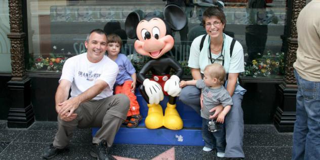 Familie Peter im Land von Mickey Mouse